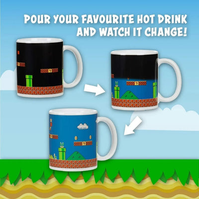 Taza Mágica Paladone Super Mario Bros - Nintendo