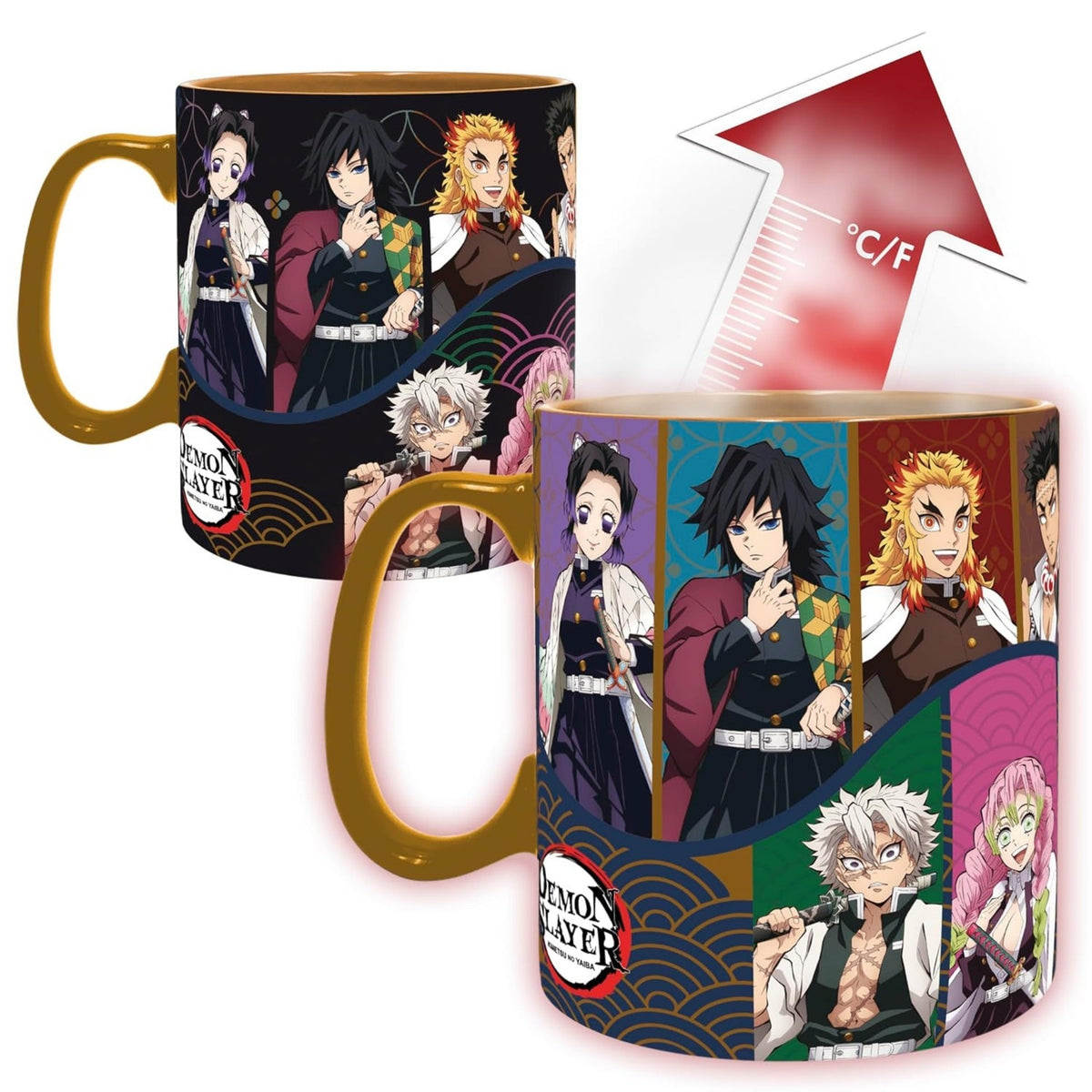 Taza Magica Pilares Abysse 460 ML (16 Oz) - Demon Slayer