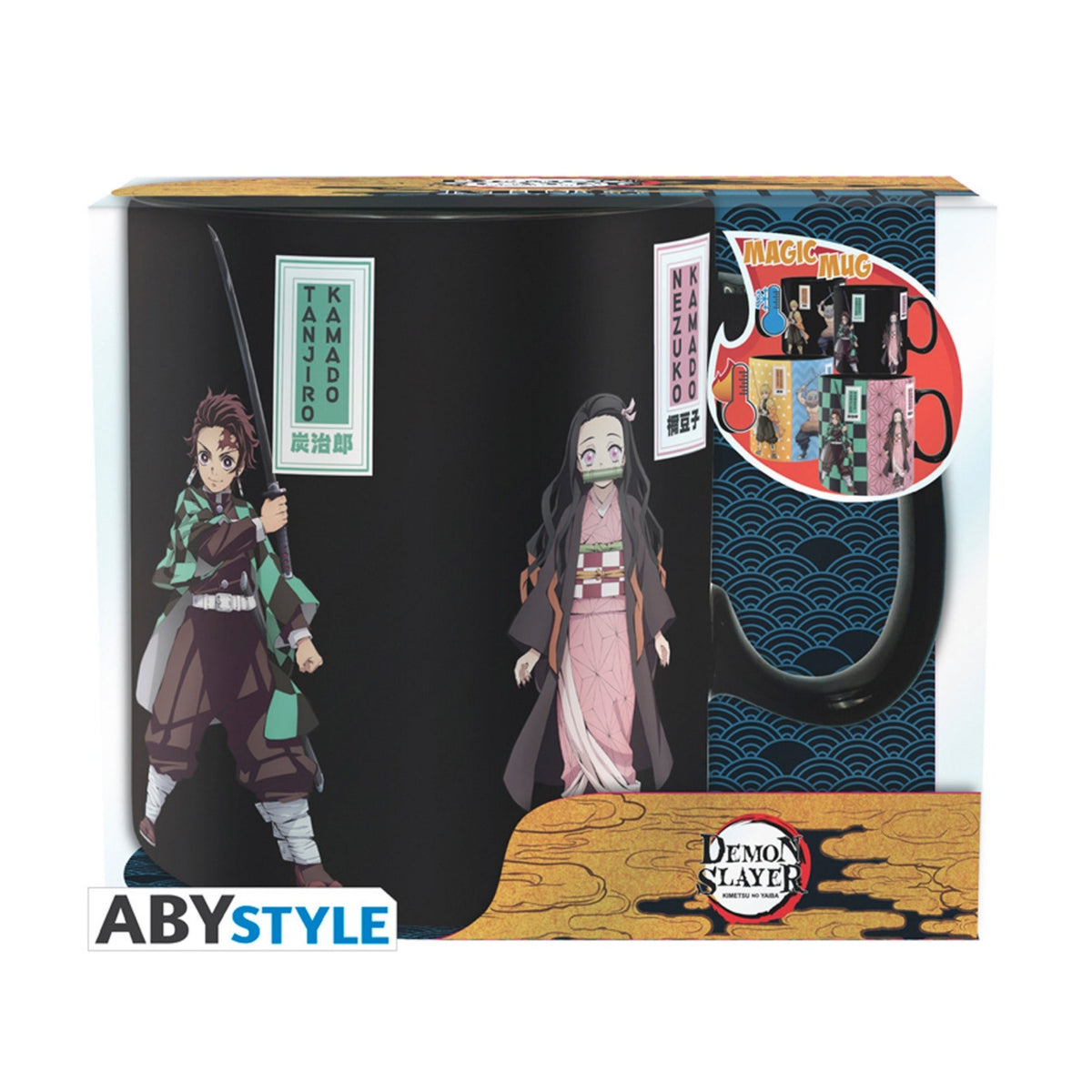Taza Magica Tanjiro, Nezuko, Zenitsu E Inosuke Abysse 460 ML (16 Oz) - Demon Slayer