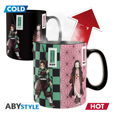 Taza Magica Tanjiro, Nezuko, Zenitsu E Inosuke Abysse 460 ML (16 Oz) - Demon Slayer
