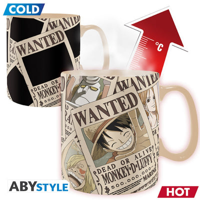 Taza Magica Wanted Personajes Abysse 460 ML (16 Oz) - One Piece