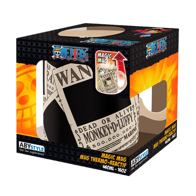 Taza Magica Wanted Personajes Abysse 460 ML (16 Oz) - One Piece