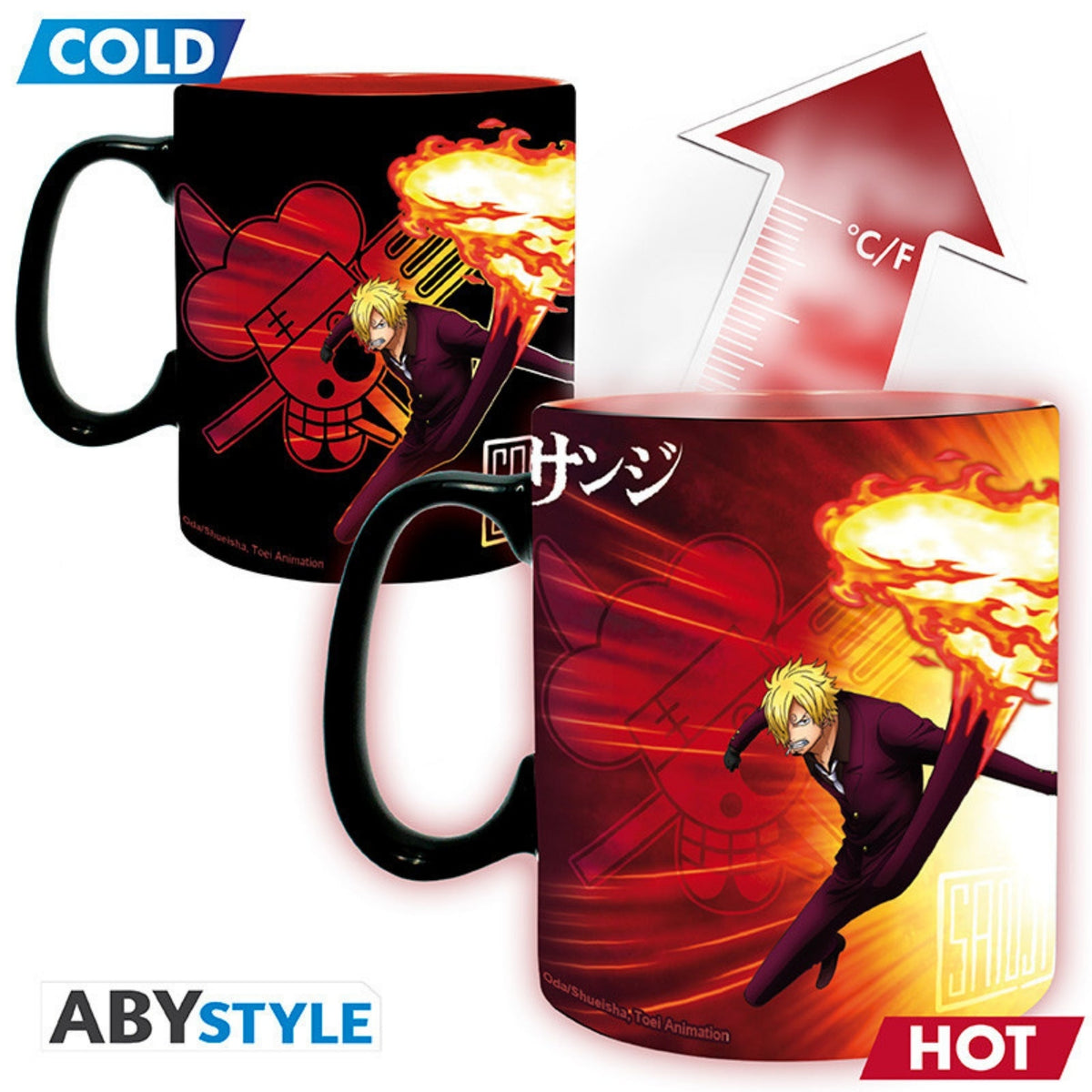 Taza Magica Zoro - Sanji Abysse 460 ML (16 Oz) - One Piece
