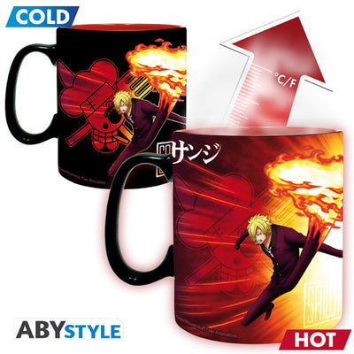 Taza Magica Zoro - Sanji Abysse 460 ML (16 Oz) - One Piece
