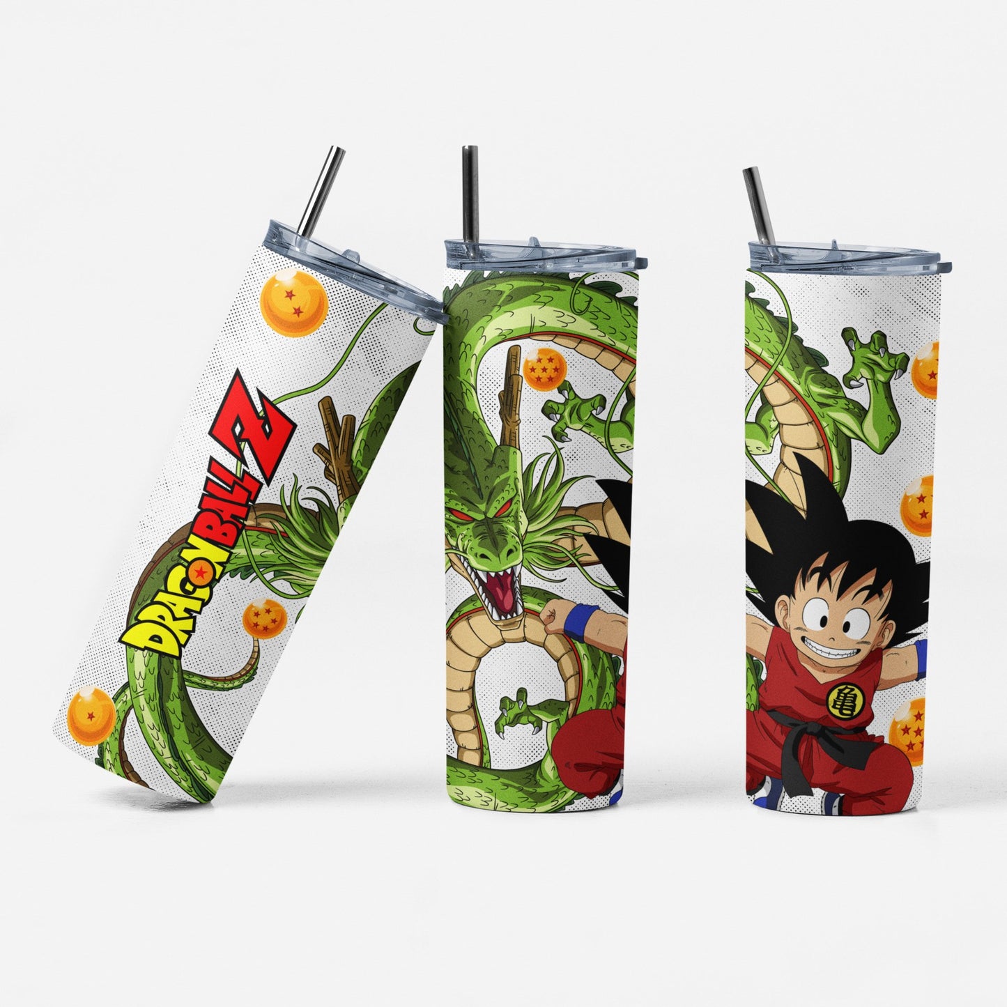 Tumbler 20 Oz Goku Niño Z Y Shenlong - Dragon Ball Z