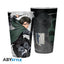 Vaso Vidrio Levi Ackerman Abysse 400 ML (14 Oz) - Attack On Titan
