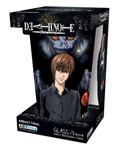 Vaso Vidrio Misa Y Light Abysse 400 ML (14 Oz) - Death Note