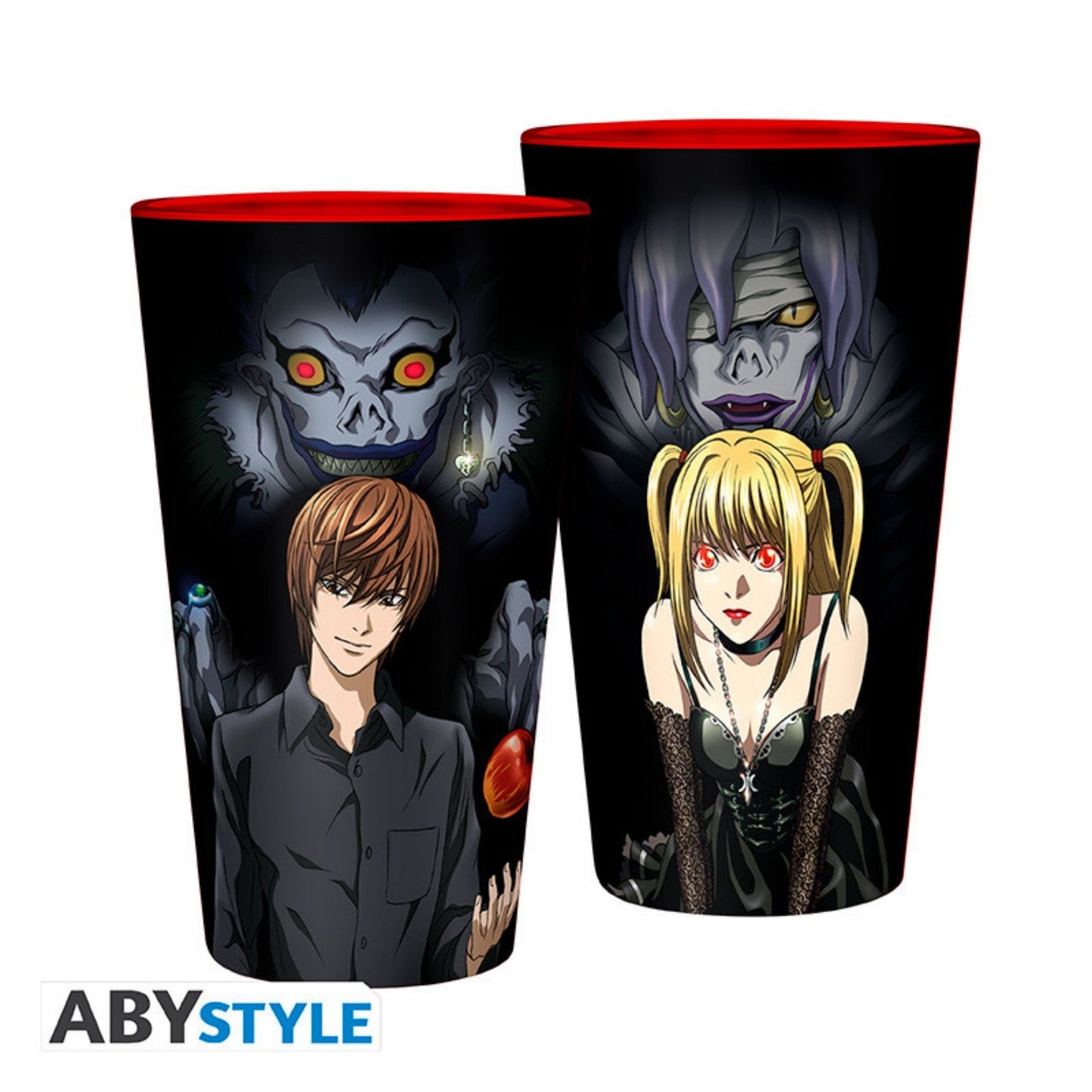 Vaso Vidrio Misa Y Light Abysse 400 ML (14 Oz) - Death Note