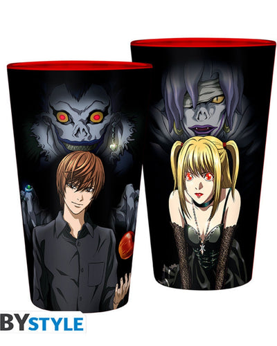 Vaso Vidrio Misa Y Light Abysse 400 ML (14 Oz) - Death Note alternativo