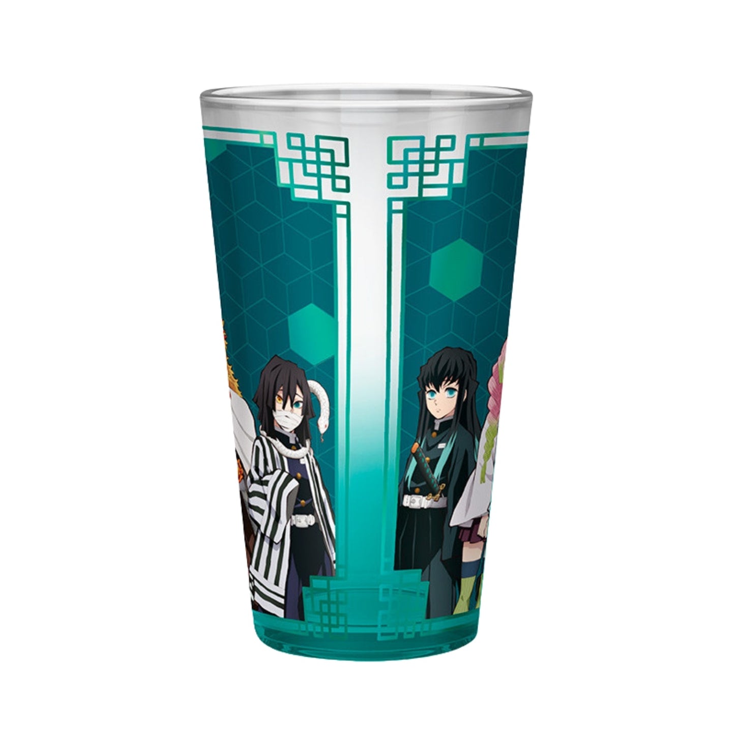 Vaso Vidrio Pilares Abysse 400 ML (14 Oz) - Demon Slayer