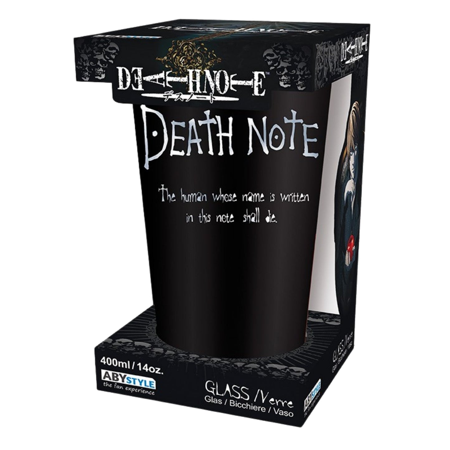 Vaso Vidrio Ryuk Abysse 400 ML (14 Oz) - Death Note